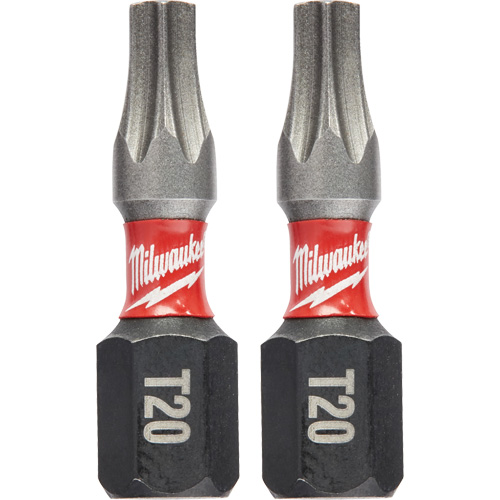 Forets &agrave; chocs Shockwave, Torx, T-20, Prise 1/4" Ottawa Fastener Supply