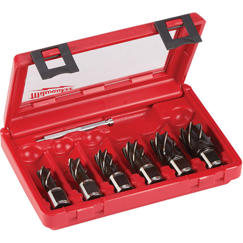 Annular Cutter Drill Bit Set, 6 Pieces, High Speed Steel Ottawa Fastener Supply