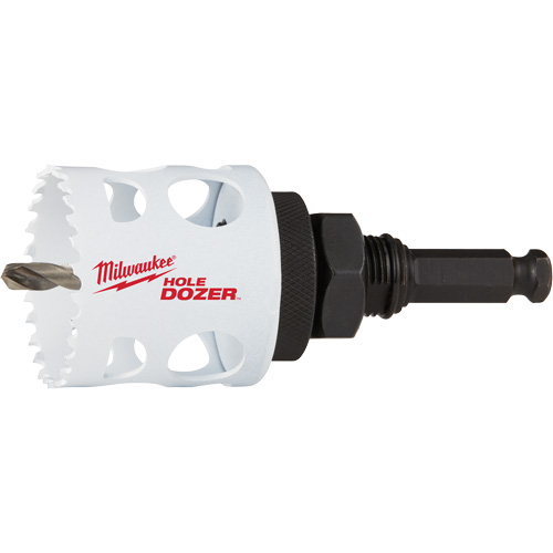 Scie-cloche Hole Dozer avec arbre, 2", Profondeur de la coupe 1-5/8", Bim&eacute;tal Ottawa Fastener Supply