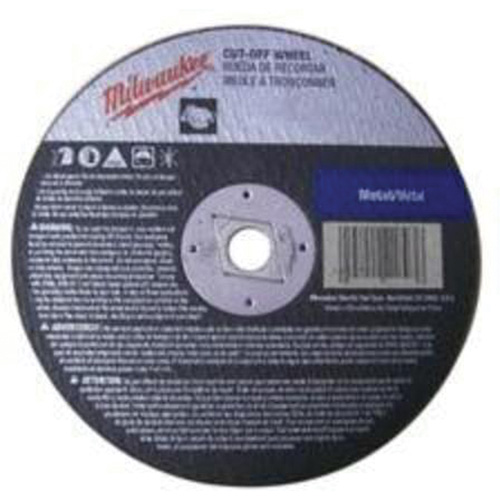General Purpose Cut-Off Wheels, 7" x 3/32", 5/8" Arbor, Type 1, Aluminum Oxide, 8730 RPM Ottawa Fastener Supply