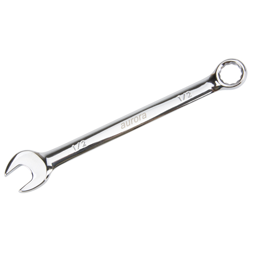 Combination Wrench, 12 Point, 1/2", Chrome Finish Ottawa Fastener Supply