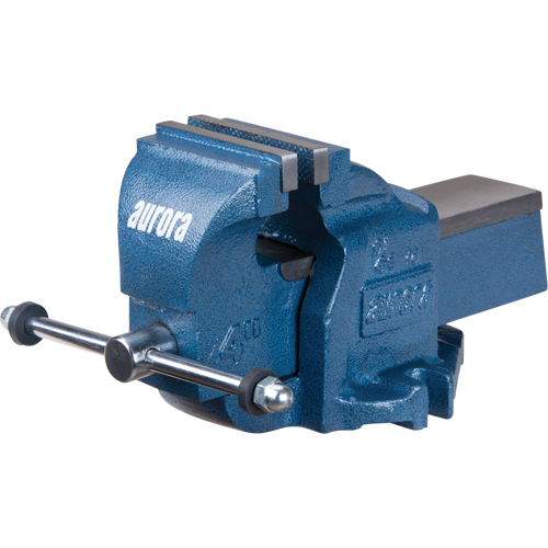 Heavy-Duty Bench Vise, 4" Jaw Width, 2-7/10" Throat Depth Ottawa Fastener Supply
