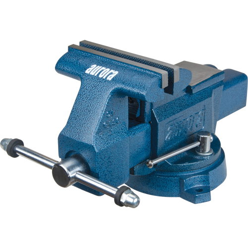 Utility Workshop Vise, 6" Jaw Width, 3-4/10" Throat Depth Ottawa Fastener Supply