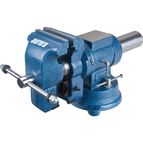 Multi-Purpose Bench Vise, 5" Jaw Width, 3-1/10" Throat Depth Ottawa Fastener Supply
