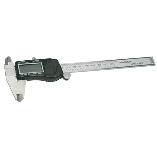 Digital Fractional Caliper, 0.005" (0.01 mm) Resolution, 0" - 6" ( 0 mm - 150 mm) Range Ottawa Fastener Supply