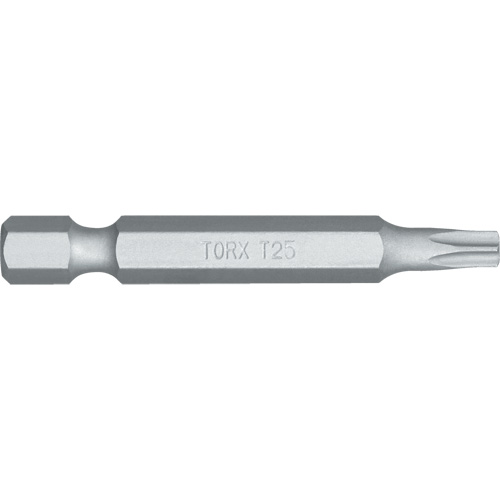 Screwdriver Bit, Torx, T-25 Tip, 1/4" Drive Size, 4-4/5" Length Ottawa Fastener Supply