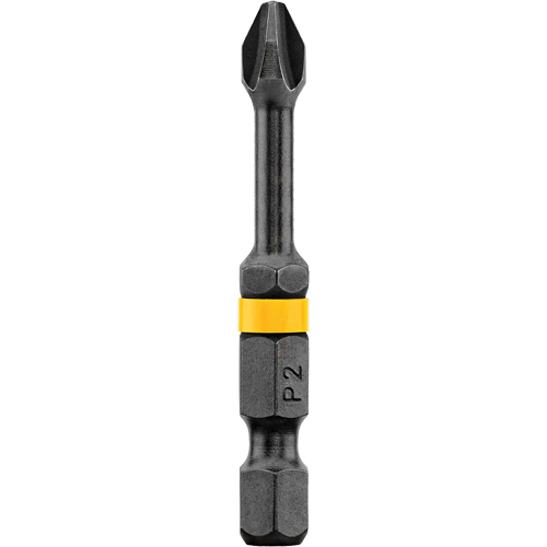 Embout Impact Ready no 2 Phillips 2' de Dewalt, Phillips, Embout #2, Prise 1/4", Longueur 2" Ottawa Fastener Supply