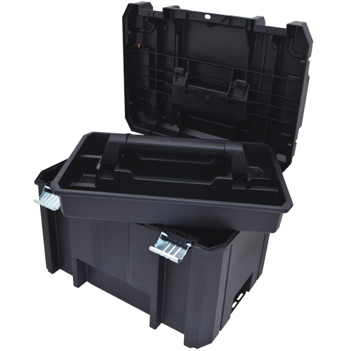 Coffre &agrave; outils profond TSTAK, 17-1/4" x 13" x 11-7/8", Noir Ottawa Fastener Supply