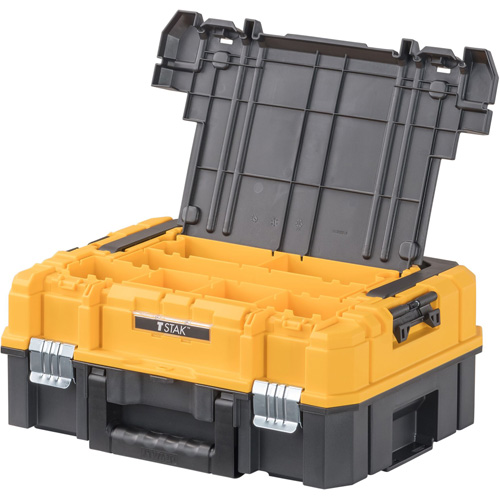 TSTAK&reg; I Tool Box with Long Handle, 17-1/4" x 13" x 6-3/8", Black Ottawa Fastener Supply