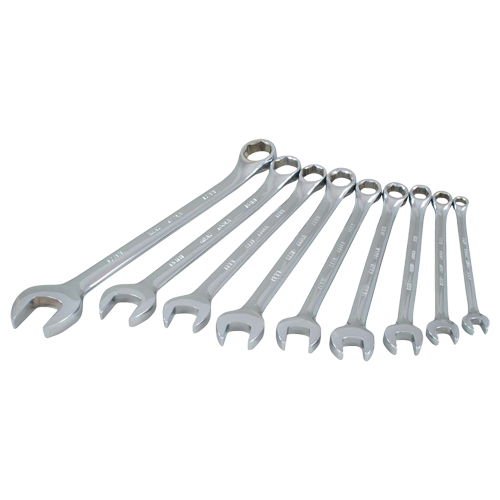 Wrench Set, Combination, 9 Pieces, Metric Ottawa Fastener Supply