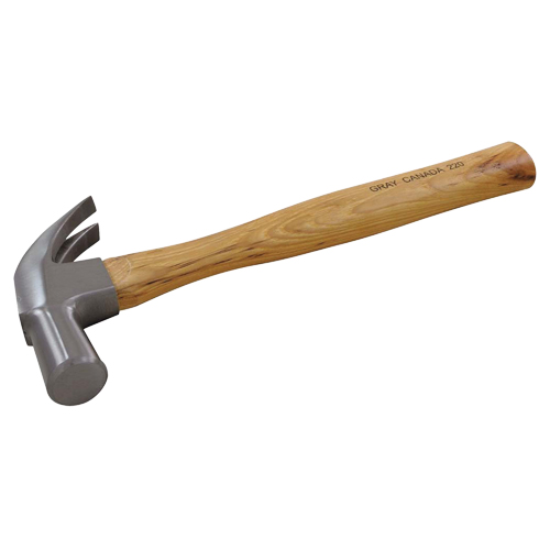 Claw Hammer, 1.25 lbs., Wood Handle, 13" L Ottawa Fastener Supply