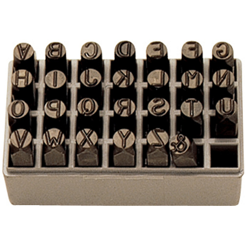 Jeu de lettres pour estampage &agrave; la main, 27 morceaux Ottawa Fastener Supply