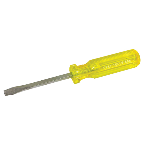 Slotted Screwdriver, 1/4", 8-1/4" L, Plastic Handle Ottawa Fastener Supply
