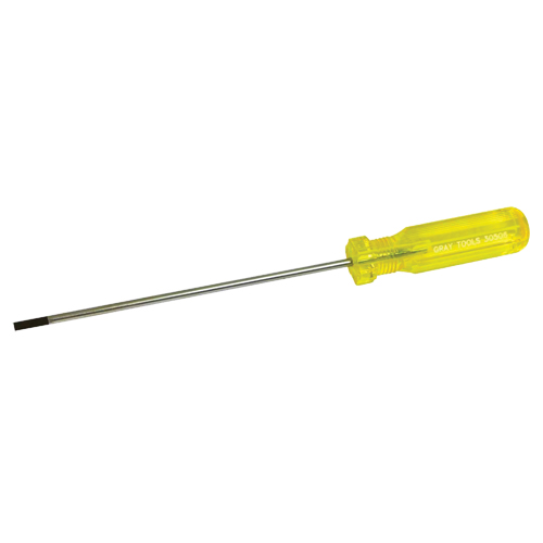 Tournevis &agrave; fente d'&eacute;lectricien, Tige de 5/32", Ronde, 9-1/2" lo, Prise en Plastique Ottawa Fastener Supply