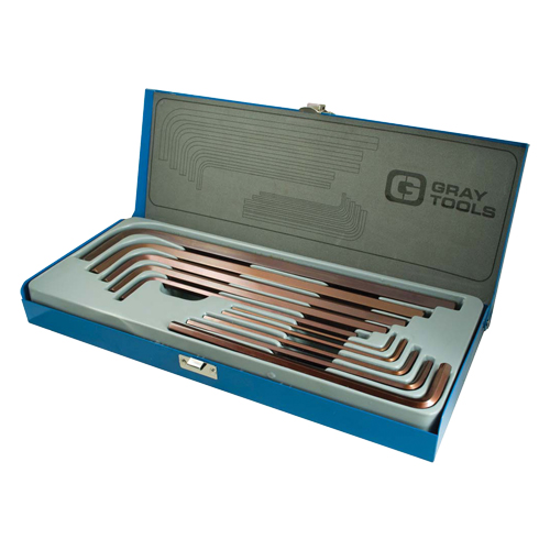 Extra Long Arm Hex Key Set, 10 Pcs., Imperial Ottawa Fastener Supply