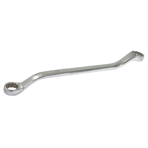 Box Wrench, 12 Point, 5/8" x 11/16", 15° Offset, Chrome Finish Ottawa Fastener Supply