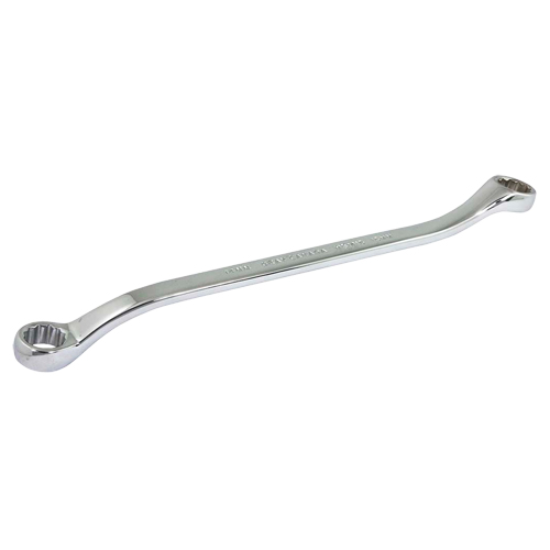 Box End Wrench, 12 Point, 14 mm x 15 mm, 15° Offset, Chrome Finish Ottawa Fastener Supply