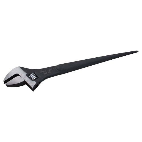 Structural Adjustable Wrench, 15" L, 1-3/4" Max Width, Black Oxide Ottawa Fastener Supply