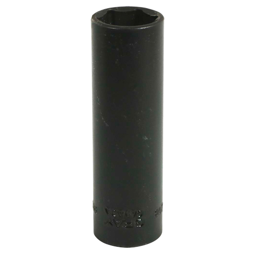 Socket, Impact, 9/16", 3/8" Drive, 6 Points, Deep Ottawa Fastener Supply