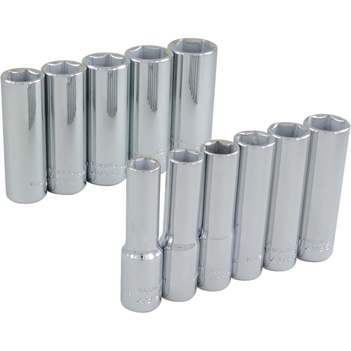 Jeu de douilles, 11 Mcx, Prise de 3/8", Profond Ottawa Fastener Supply