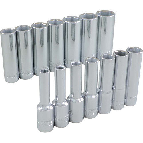 Jeu de douilles, 14 Mcx, Prise de 3/8", Profond Ottawa Fastener Supply