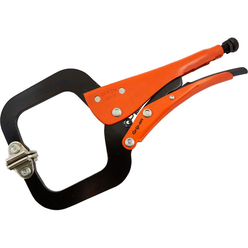 Locking Pliers, 11-3/4" Length, C-Clamp Ottawa Fastener Supply