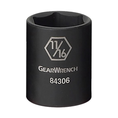 Socket, Impact, 3/4", 3/8" Drive, 6 Points Ottawa Fastener Supply