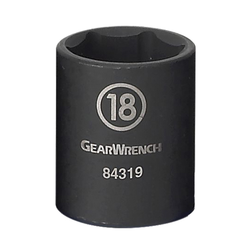 Socket, Impact, 11 mm, 3/8" Drive, 6 Points Ottawa Fastener Supply