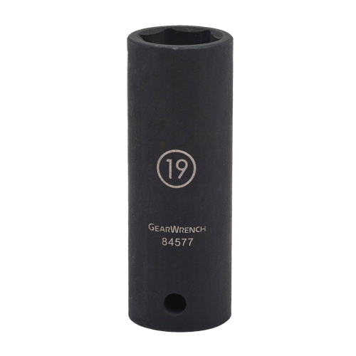 Socket, Impact, 26 mm, 1/2" Drive, 6 Points, Deep Ottawa Fastener Supply