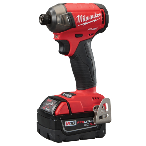 M18 Fuel Surge 1/4" Hex Hydraulic Impact Driver Kit, 1/4", 37.5 ft-lbs Max. Torque, 18 V Ottawa Fastener Supply