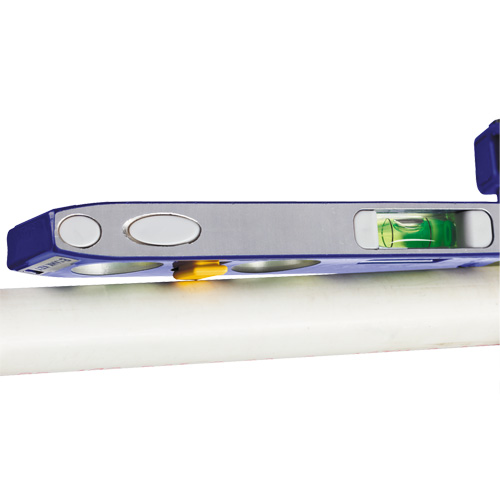 250 Series Heavy-Duty Torpedo Level, 9" L, Aluminum, 4 Vials, Magnetic Ottawa Fastener Supply