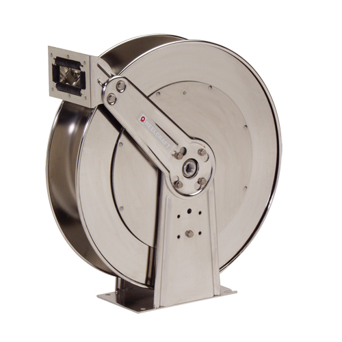 Stainless Steel Hose Reel, Single Hose, 10-1/2" W x 24" D x 25-3/8" H Ottawa Fastener Supply