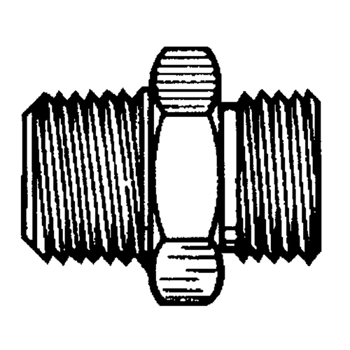 Reducer/Adapter Fitting, 1/4" x 1/8" Dia, Brass Ottawa Fastener Supply