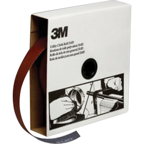 Rouleau de toile abrasive utilitaire, Oxyde d'aluminium, 1-1/2" la x 150' lo, Grain P400 Ottawa Fastener Supply