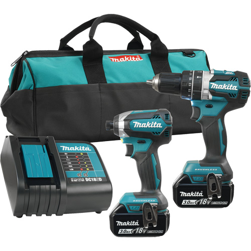LXT&reg; 2-Tool Brushless Motor Combo Kit, 18 V Ottawa Fastener Supply