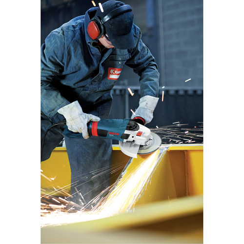 High Performance Large Angle Grinder, 9", 120 V, 15 A, 6500 RPM Ottawa Fastener Supply