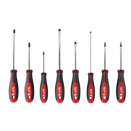 Screwdriver Set with Square Drive, 8 Pcs., Magnetic Ottawa Fastener Supply