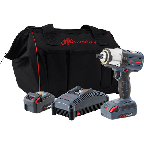 IQv20 Compact Cordless Impact Wrench Kit, 20 V, 3/8" Socket Ottawa Fastener Supply
