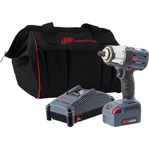 IQv20 Compact Cordless Impact Wrench Kit, 20 V, 1/2" Socket Ottawa Fastener Supply