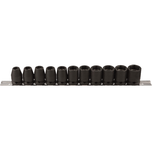 Jeu de douilles, 11 Mcx, Chocs, Prise de 1/2" Ottawa Fastener Supply