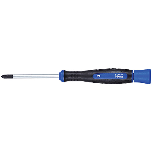 Phillips Precision Screwdriver, #1, 5-7/8" L, Cushion Grip Handle Ottawa Fastener Supply