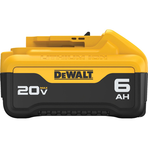 Max XR&reg; Premium Battery Pack, Lithium-Ion, 20 V, 6 Ah Ottawa Fastener Supply