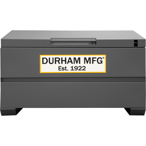 Jobsite Storage Box, 48" x 24" x 27-13/16", Steel, Grey Ottawa Fastener Supply