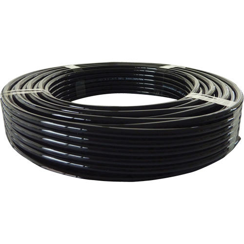 Longlife Pneumatic Tubing, Air, 0.375" OD x 100' L, Nylon/Polyurethane, Black, 232 PSI at 20°C Ottawa Fastener Supply