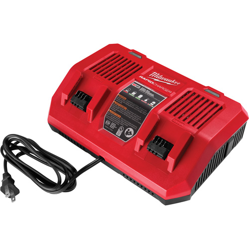 Chargeur rapide simultan&eacute; double port M18, 18 V, Lithium-ion Ottawa Fastener Supply