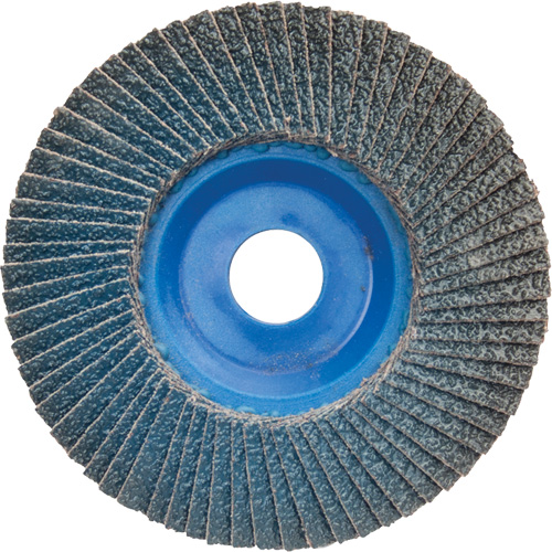 BlueFire R884P Coarse Grit Flap Disc, 5" x 7/8", Type 27, 60 Grit, Zirconia Alumina Ottawa Fastener Supply