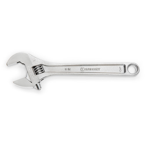 Adjustable Wrench - Bagged, 8" L, 1-1/8"/29 mm Max Width, Chrome Ottawa Fastener Supply