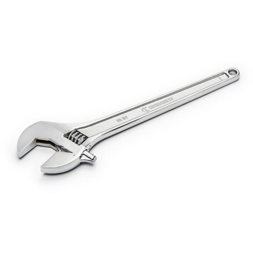 Adjustable Wrench, 18" L, 2-1/16" Max Width, Chrome Ottawa Fastener Supply