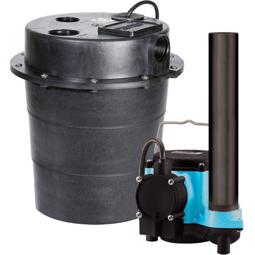 WRS Series Submersible Pump, 45 GPM, 115 V, 9 A, 1/3 HP Ottawa Fastener Supply