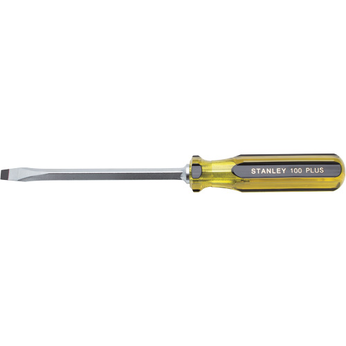 Tournevis pour &eacute;crous &agrave; fente 100 PLUS, Tige de 5/16", Carr&eacute;e, 11-1/8" lo, Prise en Plastique Ottawa Fastener Supply